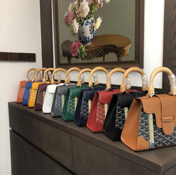 고야x 사이공 숄더백 28cm