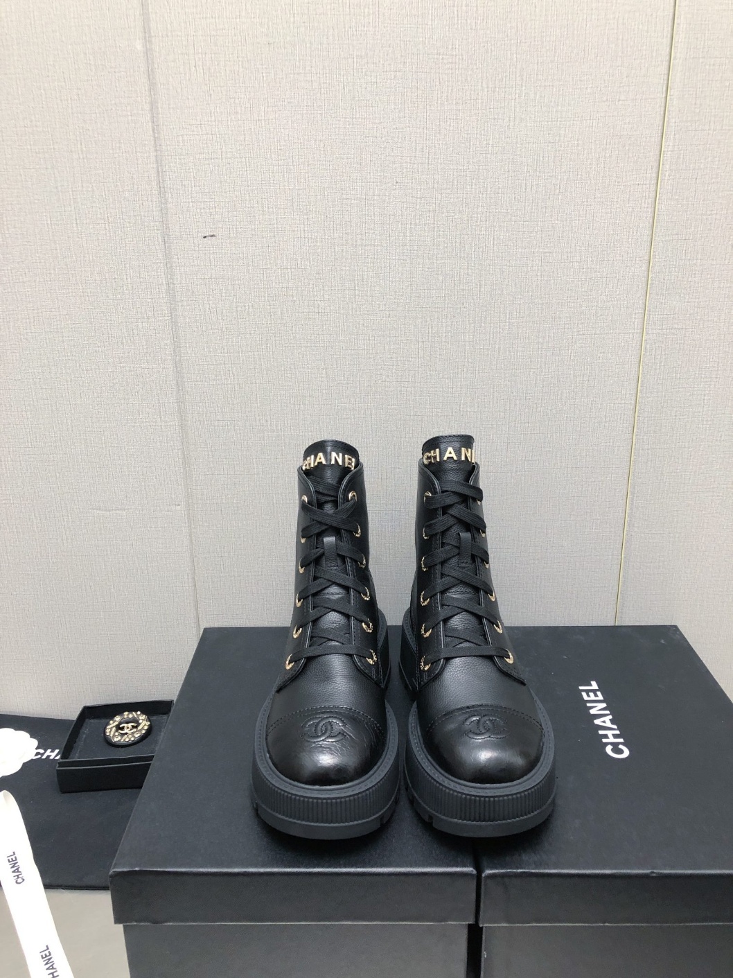 샤x cc로고 부츠