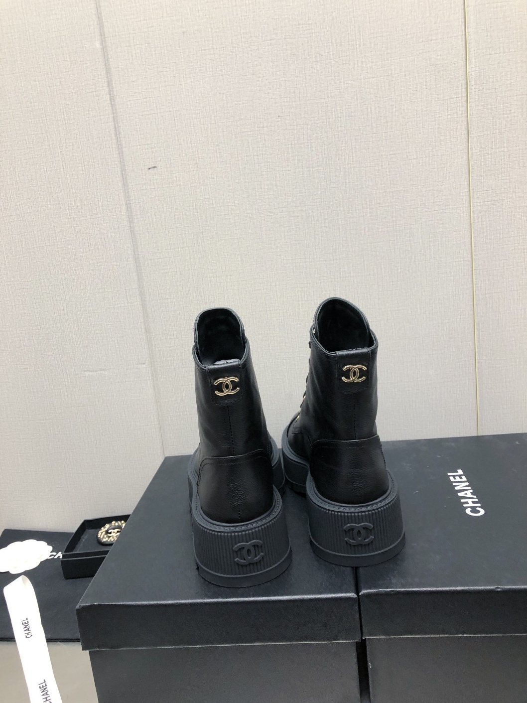 샤x cc로고 부츠