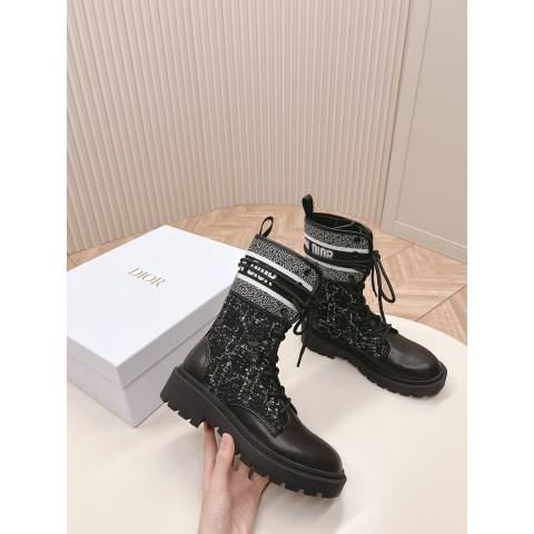 디X 레이스업 부츠