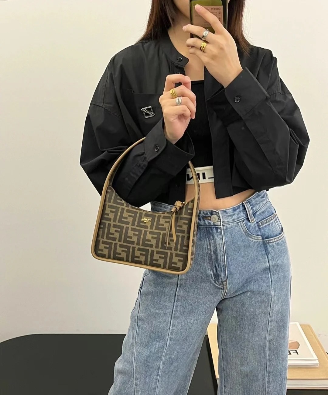 펜X 미니 펜데센스 패브릭 미니백