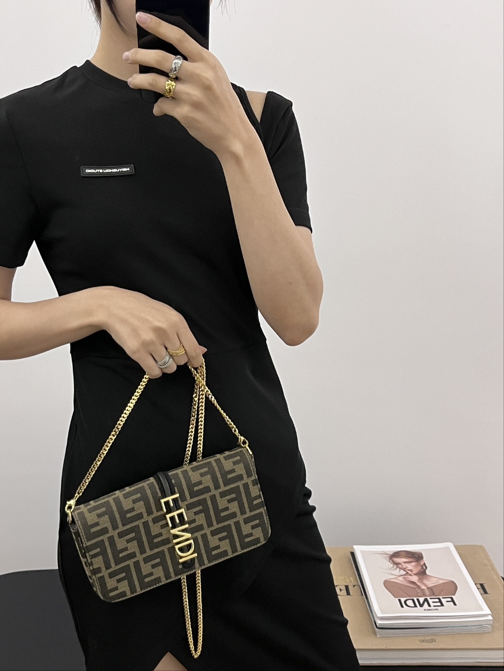펜X 펜디그라피 레더 WOC
